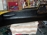 Side pod painted inside